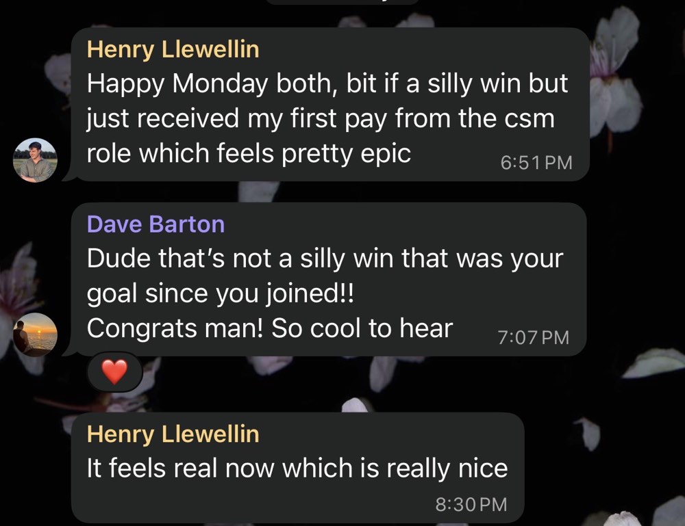 Past Beyond the Sale client result or testimonial screenshot