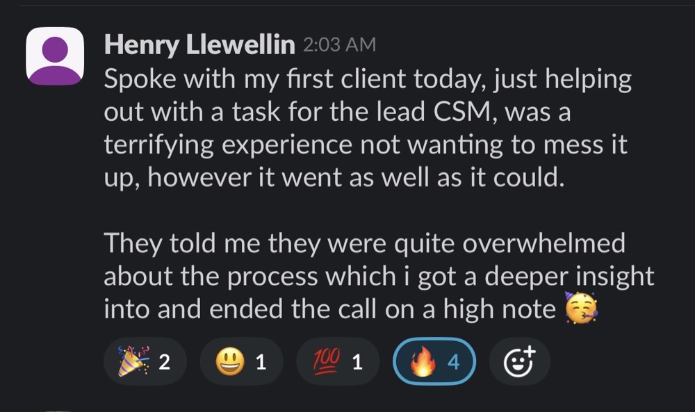 Past Beyond the Sale client result or testimonial screenshot