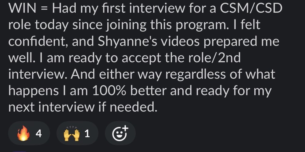 Past Beyond the Sale client result or testimonial screenshot