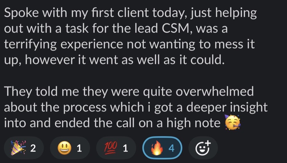 Past Beyond the Sale client result or testimonial screenshot