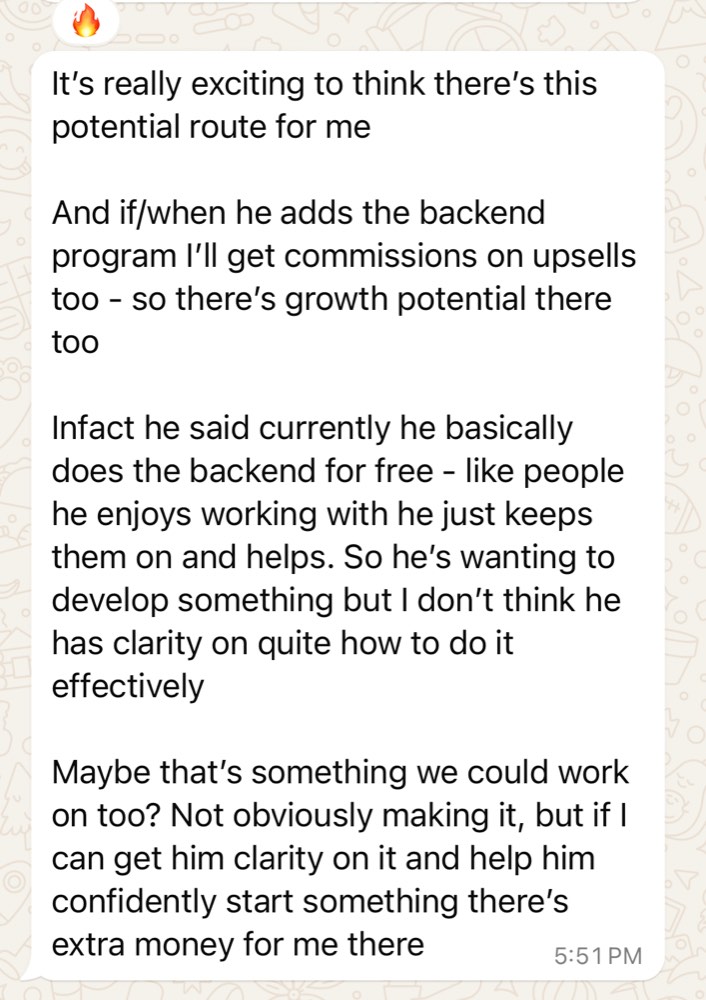 Past Beyond the Sale client result or testimonial screenshot