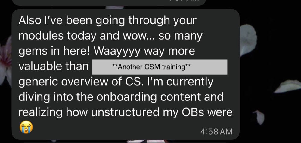 Past Beyond the Sale client result or testimonial screenshot