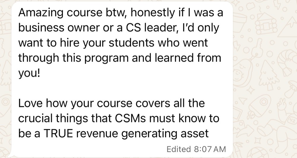 Past Beyond the Sale client result or testimonial screenshot